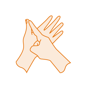 Letter A of FingerSpelling