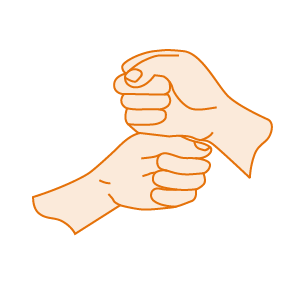 Letter G of FingerSpelling