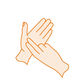 Letter N of FingerSpelling