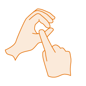 Letter Q of FingerSpelling