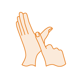 Letter Y of FingerSpelling