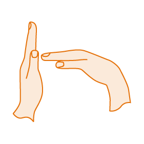 Letter Z of FingerSpelling